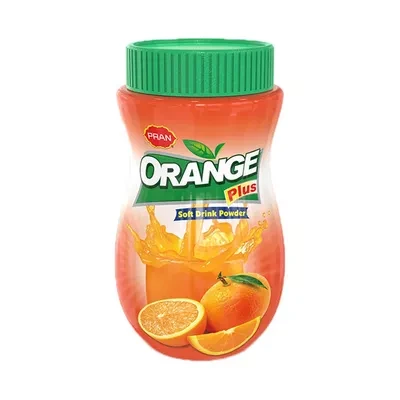 Pran Orange Plus Soft Drink Powder (Jar)